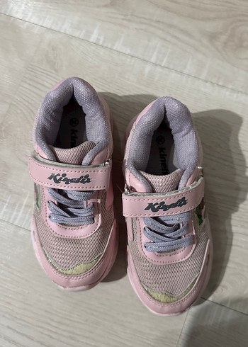 Kız Çocuk Pembe Yılan Desenli Spor Ayakkabı - Görsel 2