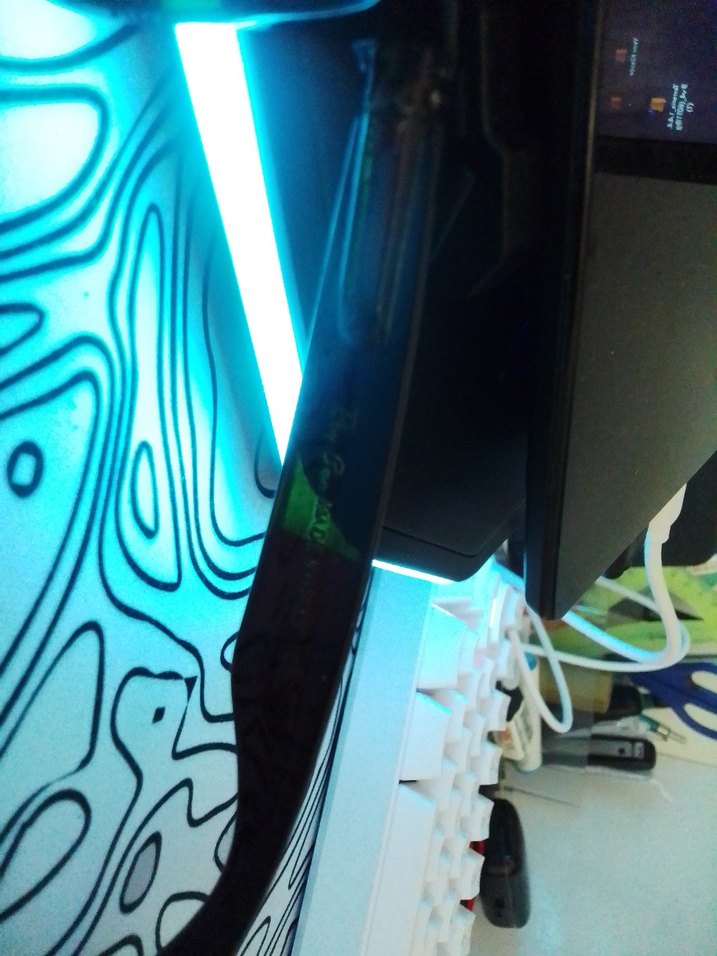 Kadın Şeffaf Mavi Punk Tarzı Gözlük - Görsel 3