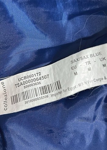 Mavi Fermuarlı Balon Kışlık Mont - Görsel 6