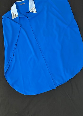 Beyaz Uzun Kollu Midi Tunik - Görsel 3