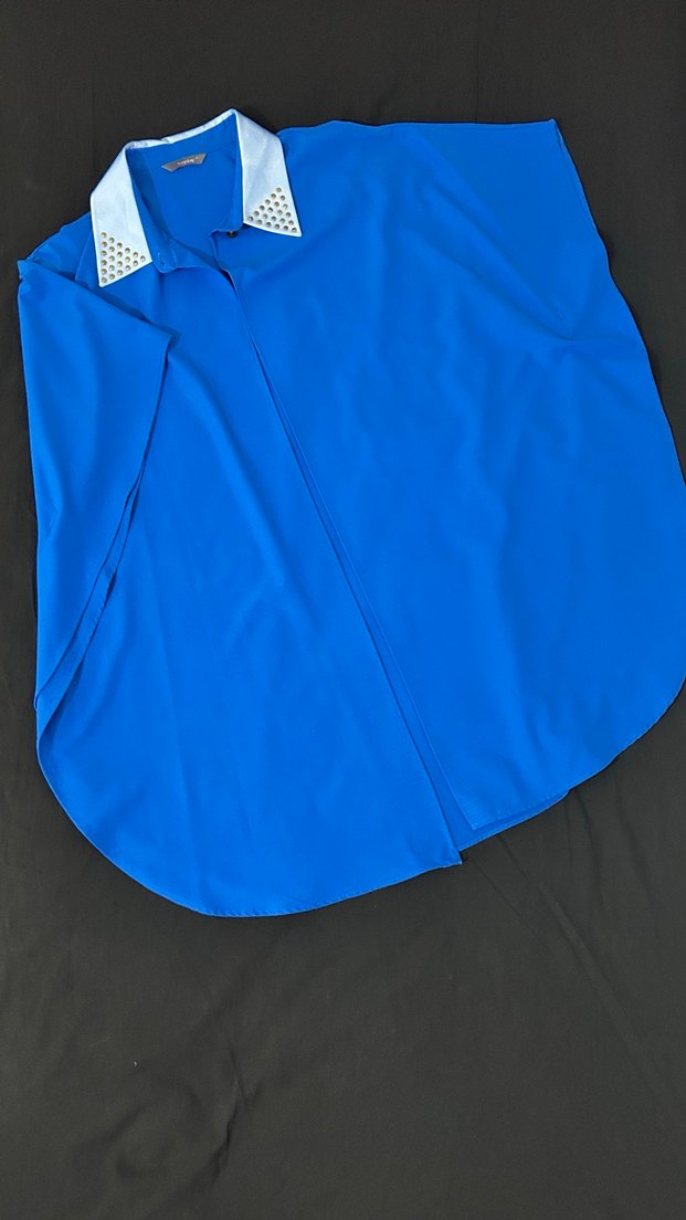 Beyaz Uzun Kollu Midi Tunik - Görsel 3