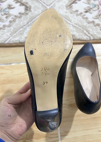 Kadın Siyah Stiletto Topuklu Klasik Ayakkabı - Görsel 5