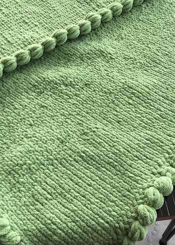 Bej Örgü Çocuk Battaniyesi - Görsel 4