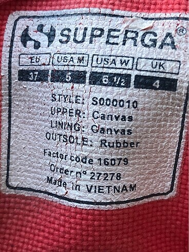 37 Beden pembe Renk Superga
