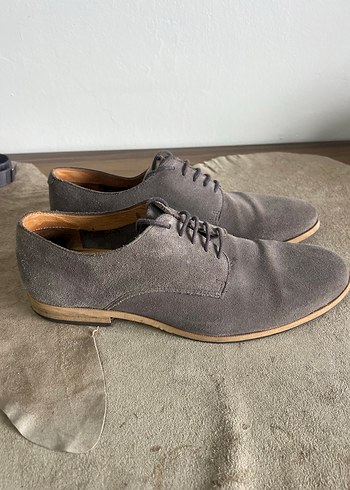 H&M  Men  smart  casuel  vizon  süet  deri - Görsel 2