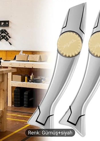 Halı Alüminyum Çatı Kaplama, Solid Pirinç Düğme ile kanca bıçak - Görsel 2