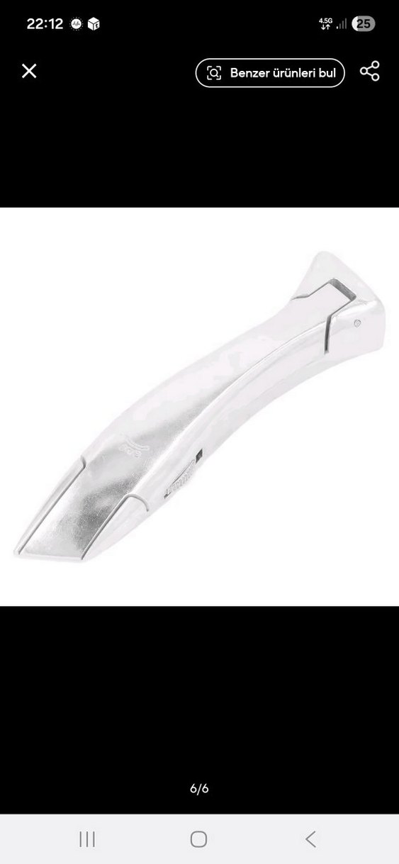 Halı Alüminyum Çatı Kaplama, Solid Pirinç Düğme ile kanca bıçak - Görsel 3