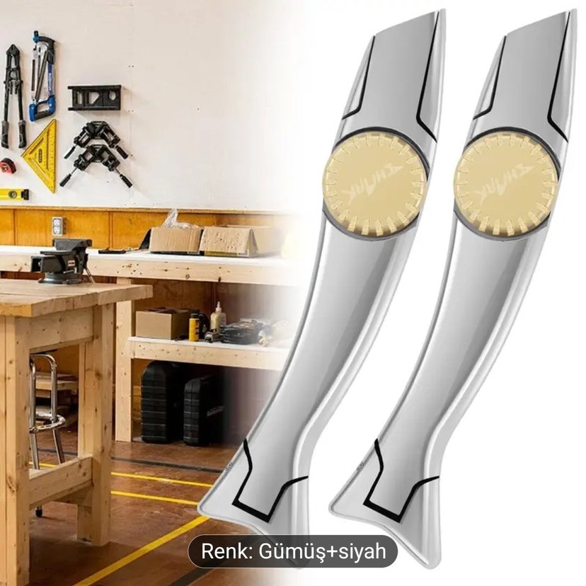 Halı Alüminyum Çatı Kaplama, Solid Pirinç Düğme ile kanca bıçak - Görsel 2