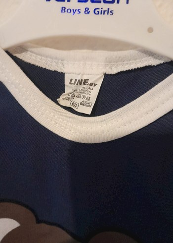 Uzun Kollu Mavi Erkek Bebek Body - Görsel 2