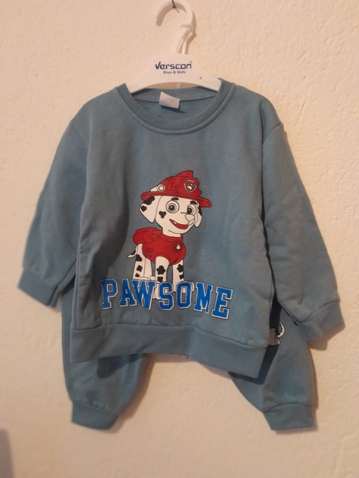 Uzun Kollu Mavi Erkek Bebek Body - Görsel 4