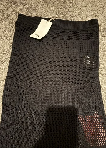 Siyah Uzun Kollu Örgü Kadın Triko - Görsel 3