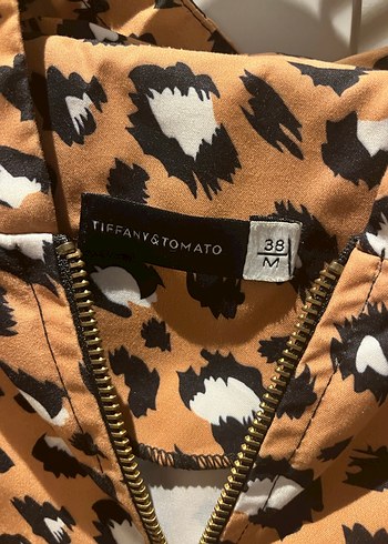 Kahverengi Leopar Desenli Kapüşonlu Kadın Ceket - Görsel 3