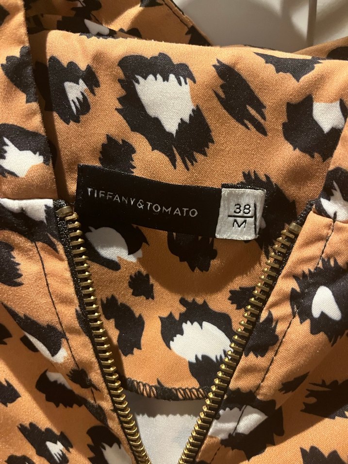 Kahverengi Leopar Desenli Kapüşonlu Kadın Ceket - Görsel 3