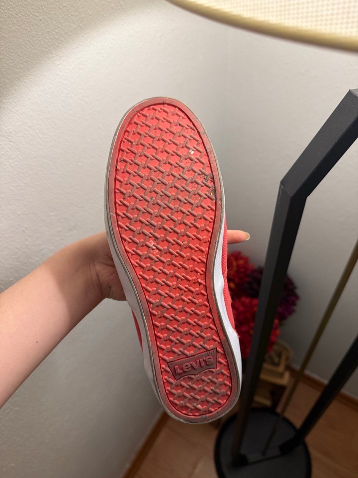 Levi's Kırmızı Bağcıklı Kadın Spor Ayakkabı - Görsel 3
