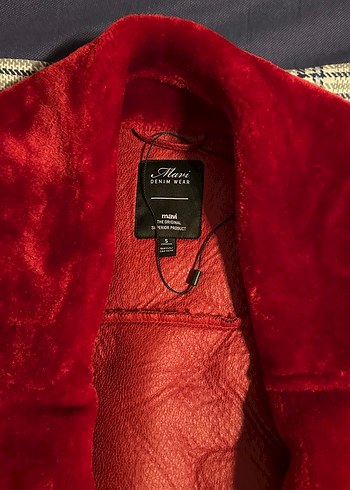 Kadın Bordo Süet Midi Kürklü Kaban - Görsel 4