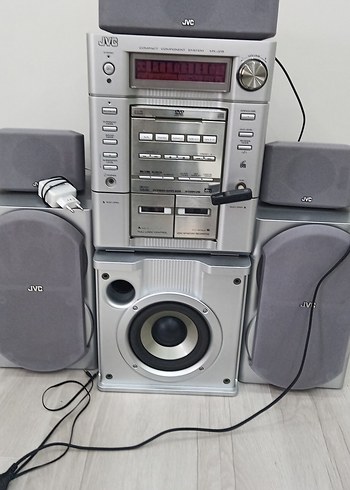Gri JVC Müzik Sistemi ve Hoparlörler - Görsel 2