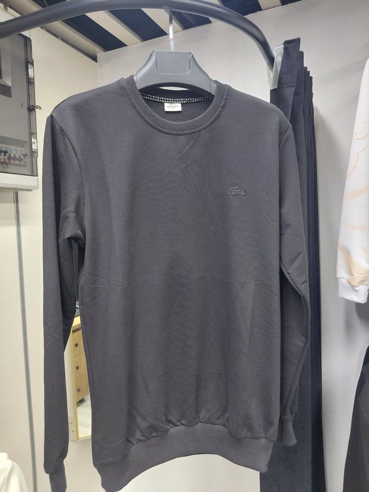 Siyah Erkek Sweatshirt Uzun Kollu - Görsel 5