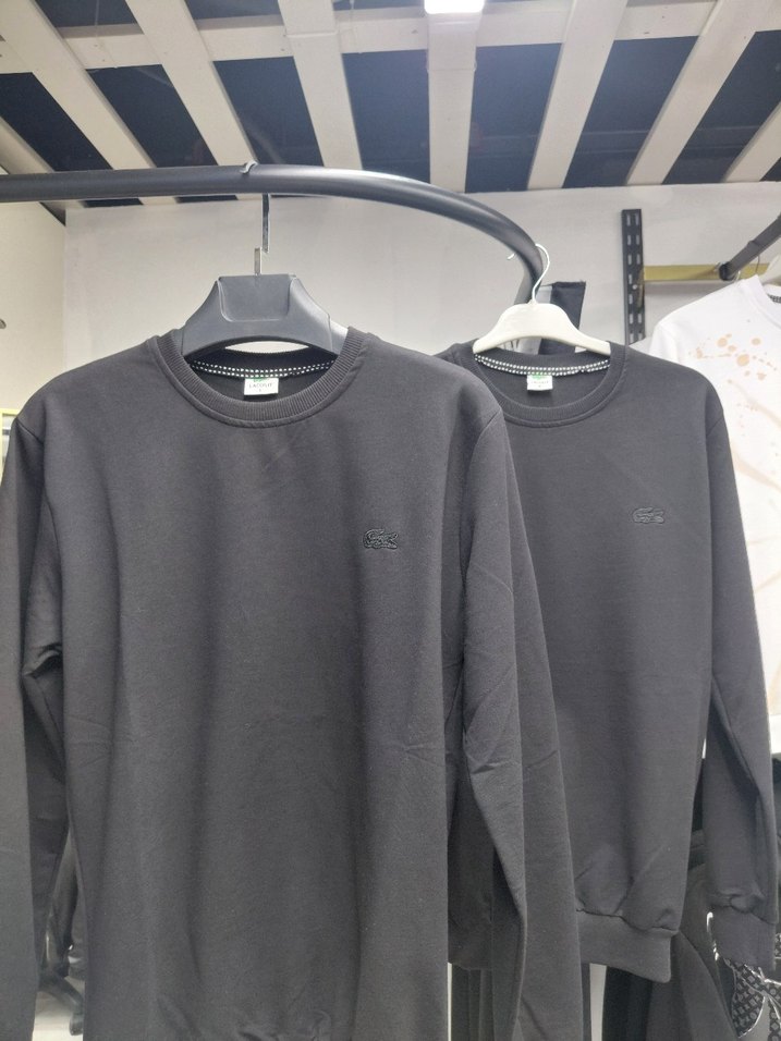 Siyah Erkek Sweatshirt Uzun Kollu - Görsel 3