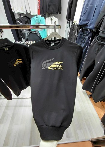 Lacoste Siyah Sweatshirt Velcro Detaylı - Görsel 5