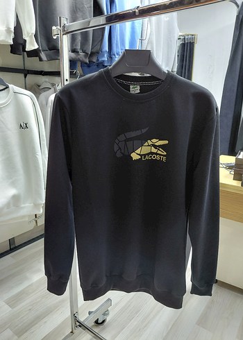 Lacoste Siyah Sweatshirt Velcro Detaylı - Görsel 3