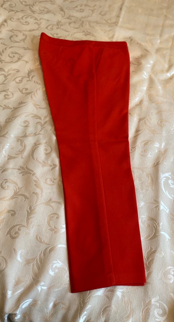 Kadın nar çiçeği  Kumaş Pantolon - Görsel 2