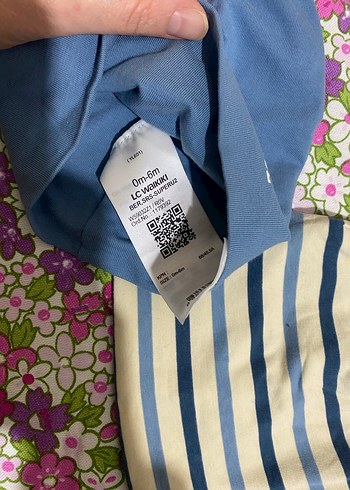 Mavi Baskılı Erkek Bere Seti - Görsel 4