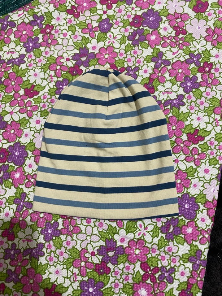 Mavi Baskılı Erkek Bere Seti - Görsel 3