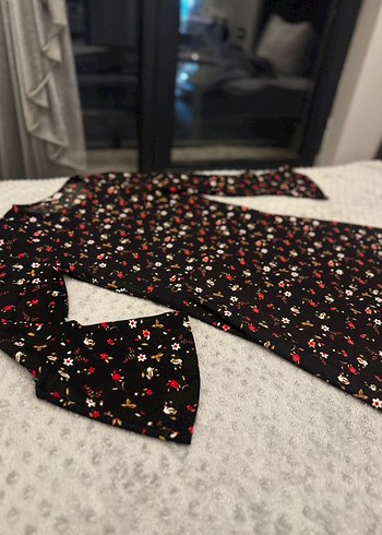 Çiçek Desenli Uzun Bohem Elbise - Görsel 4