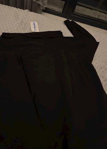 Siyah Düğmeli Hamile Midi Ceket - Görsel 5