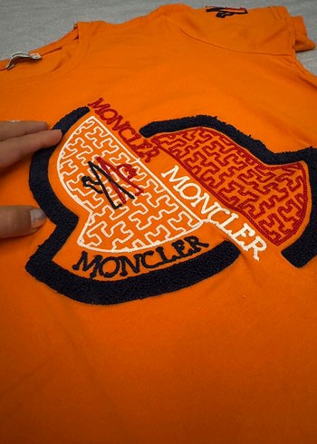 Turuncu Baskılı Kısa Kollu Erkek Tişört - Görsel 2