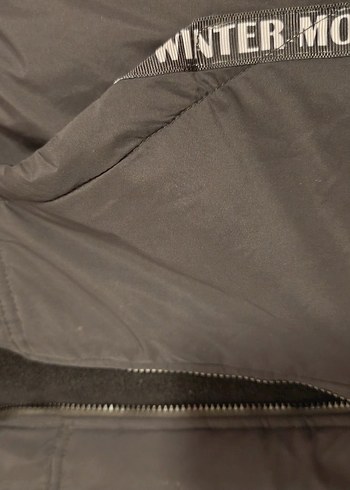 Erkek Gri Fermuarlı Street Wear Mont - Görsel 4