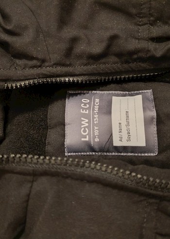 Erkek Çocuk Siyah Fermuarlı Street Wear Mont - Görsel 2