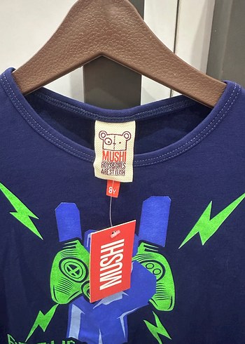 Erkek Çocuk Mavi Uzun Kollu Baskılı Sweatshirt - Görsel 3