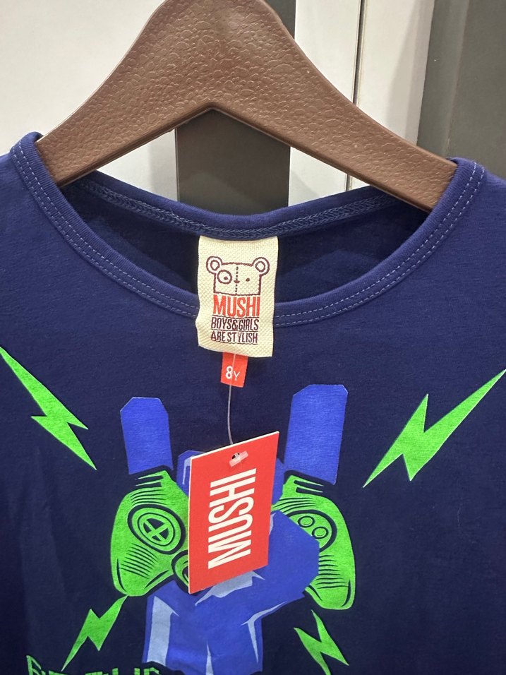 Erkek Çocuk Mavi Uzun Kollu Baskılı Sweatshirt - Görsel 3