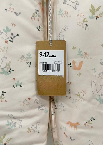 Kız Bebek Beyaz Desenli Kürklü Tulumu - Görsel 6