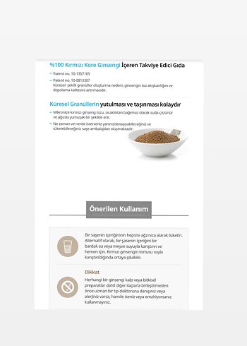 Atomy Hongsamdan Kore Kırmızı Ginseng Granül - Görsel 3