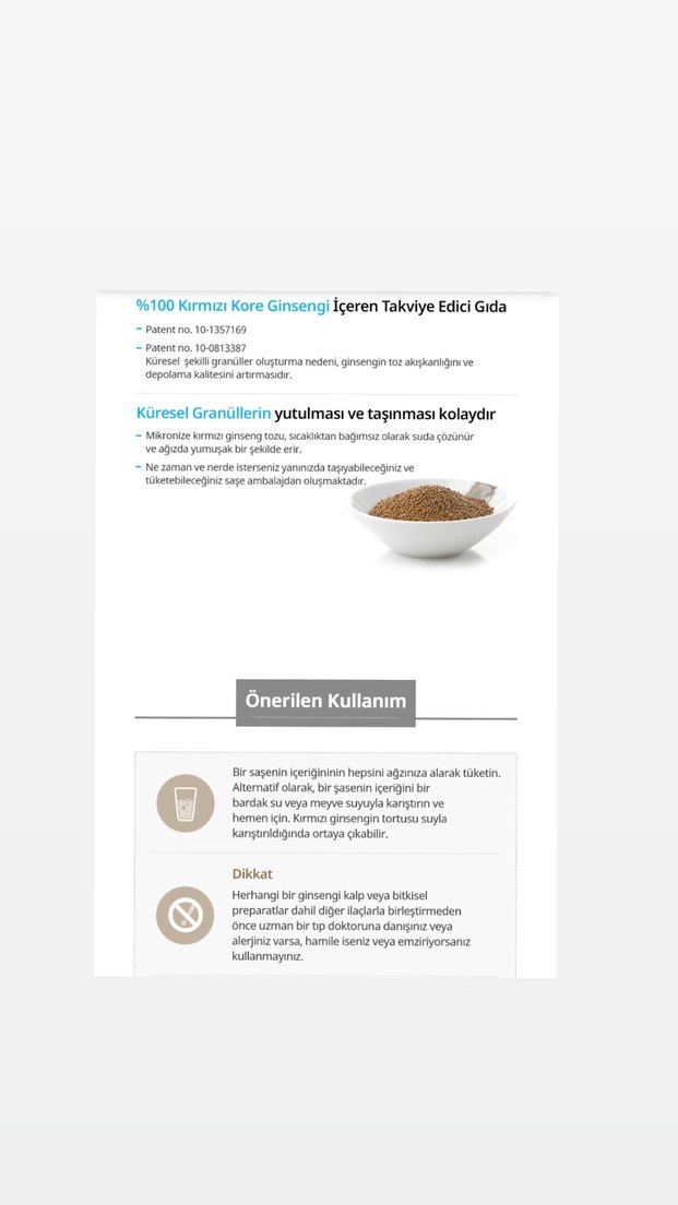 Atomy Hongsamdan Kore Kırmızı Ginseng Granül - Görsel 3