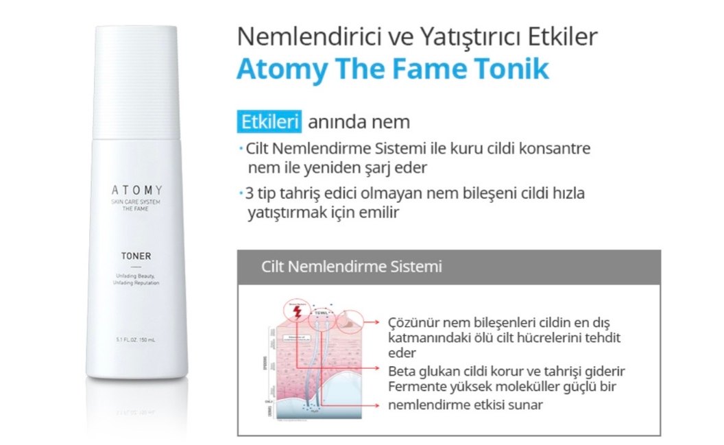 Atomy Kadın Tonik ve Losyon Seti - Görsel 2