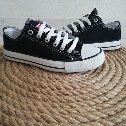 converse spor ayakkabi siyah