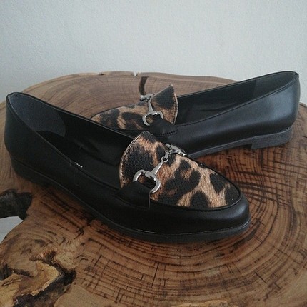 leopar loafer 39 numara tokali