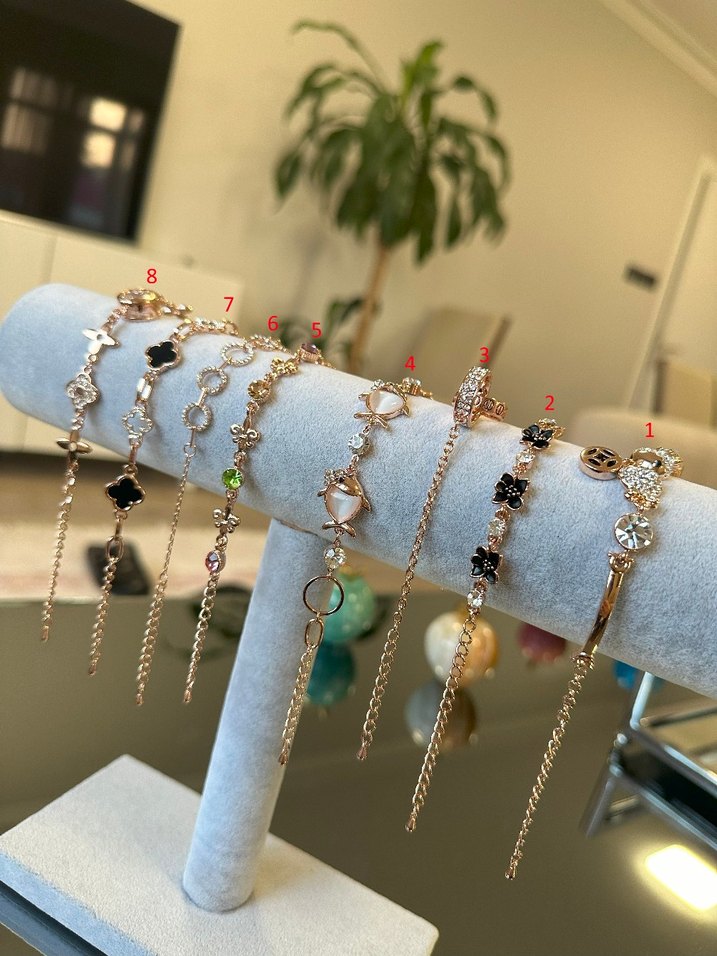 Taşlı Bileklikler Çift 2 Adet & Yeni - Görsel 2