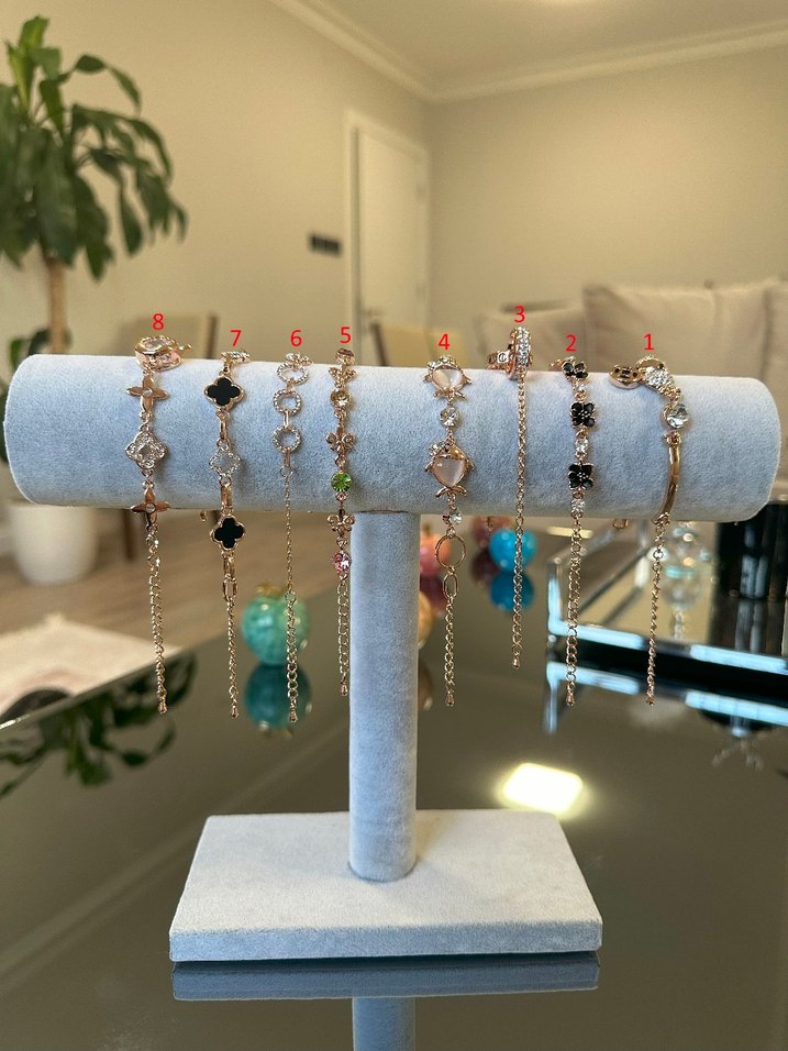 Taşlı Bileklikler Çift 2 Adet & Yeni - Görsel 3