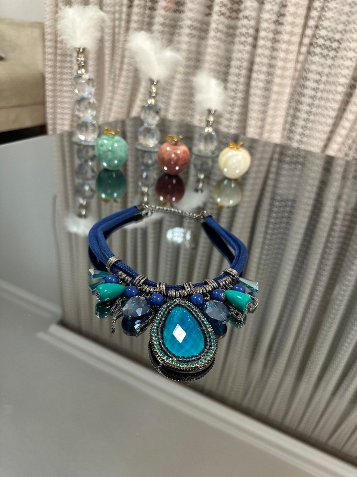 Vintage Bohem Etnik Kolye & Yeni - Görsel 2