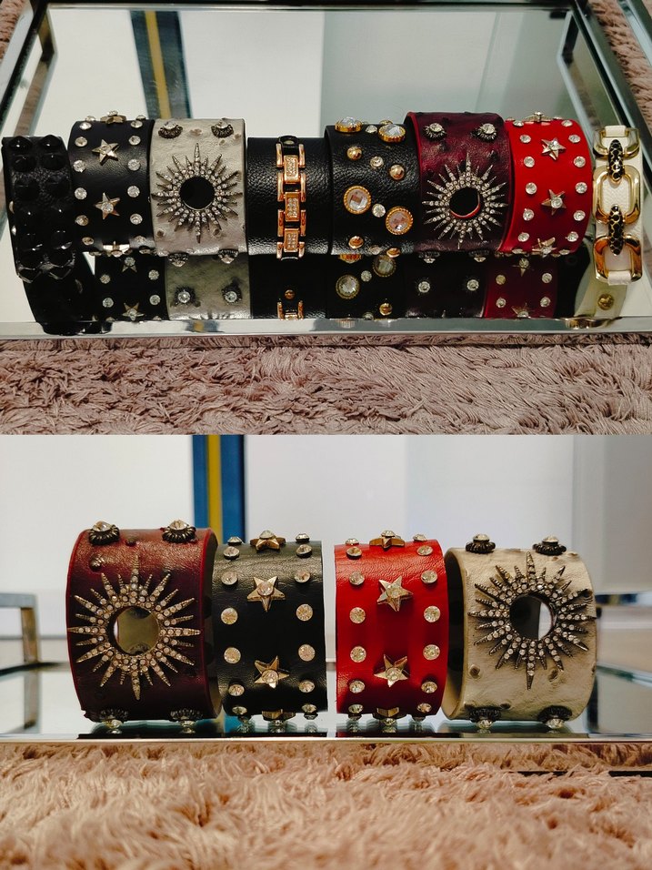 Vintage Punk Gotik Bileklikler & Yeni - Görsel 3