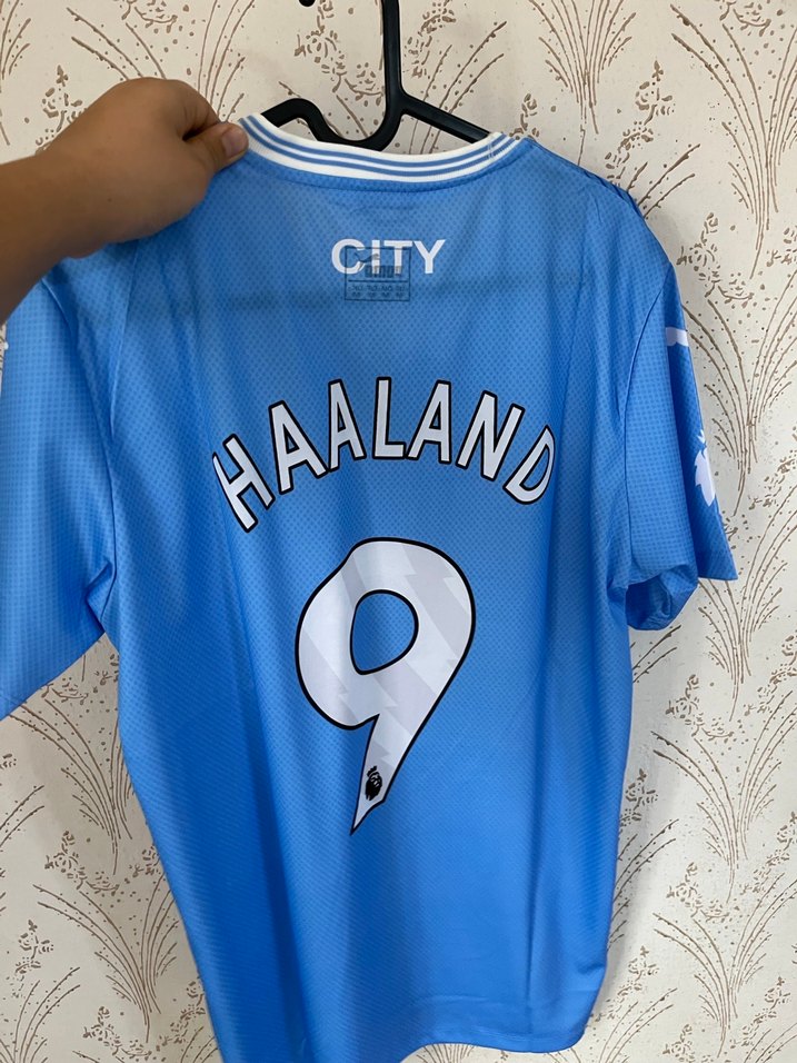 Erkek Mavi Baskılı Kısa Kollu Spor Tişört - Görsel 2