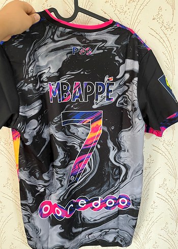 Erkek Mor Baskılı futbol forma nostaliji - Görsel 2