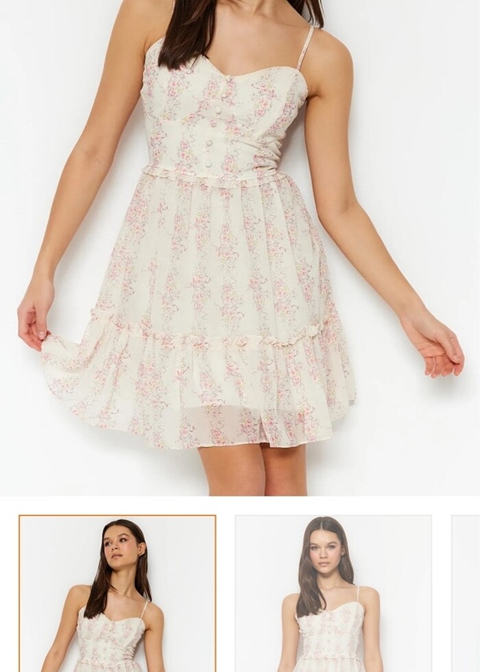 Çiçekli elbise - Görsel 3