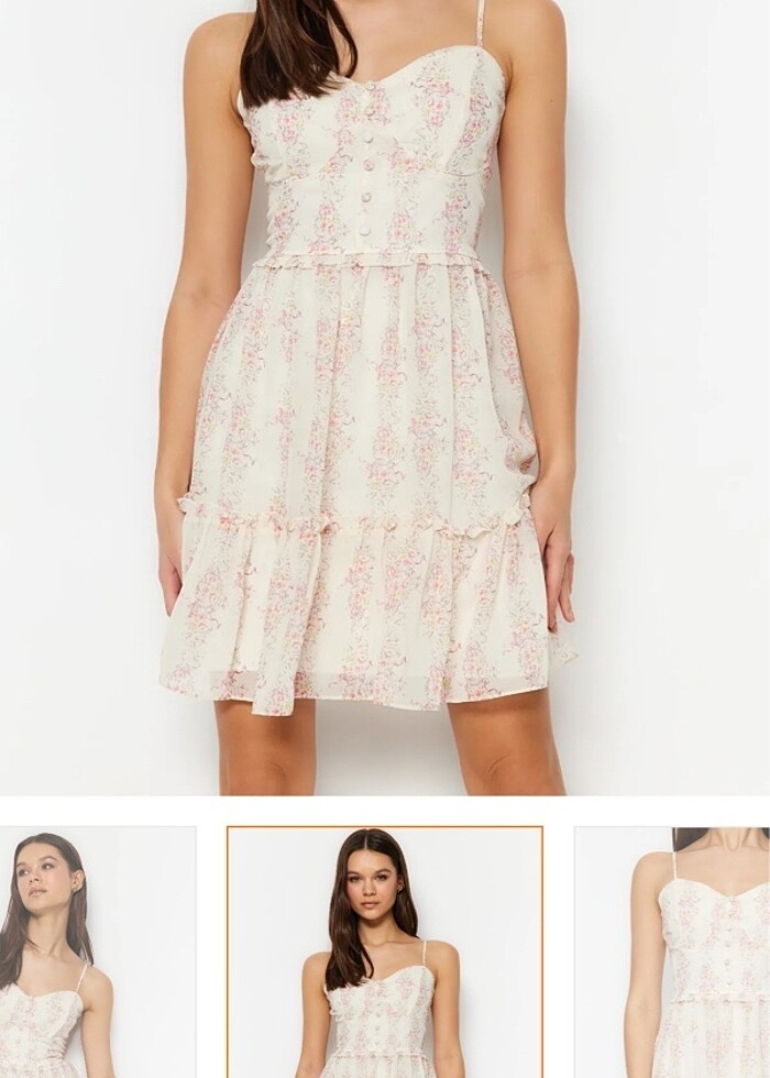 Çiçekli elbise - Görsel 4