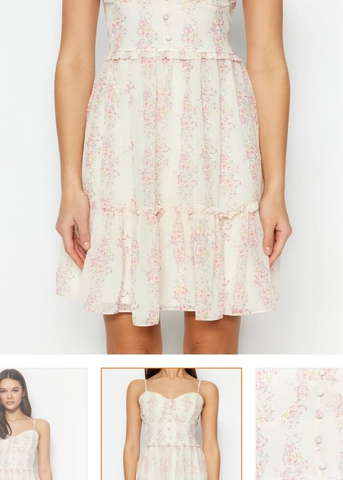 Çiçekli elbise - Görsel 5