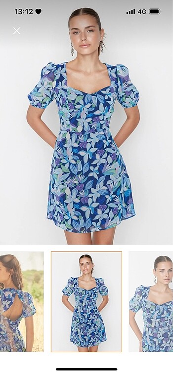 Çiçekli elbise - Görsel 5